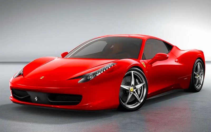 il tipico colore rosso Ferrari