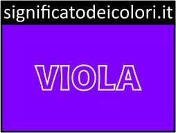 Significato del Colore Viola