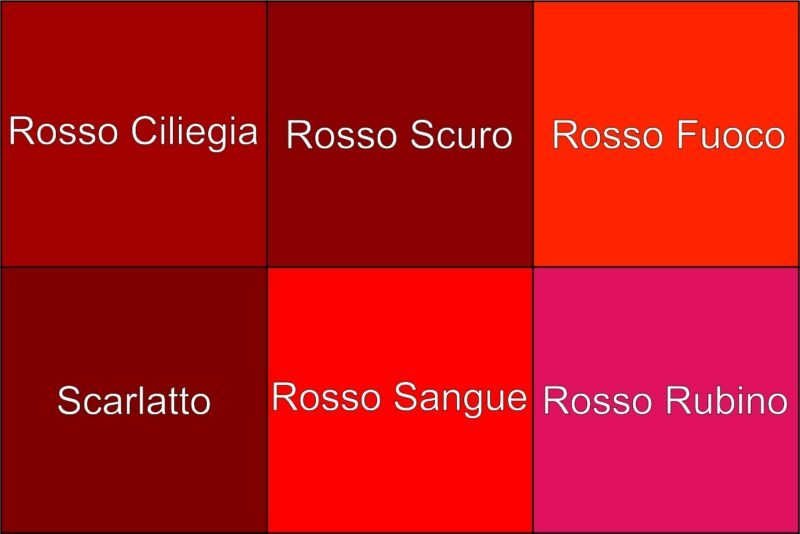 paletta Rosso Scarlatto