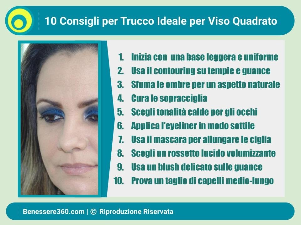 Trucco Ideale per Viso Quadrato: Tecniche e Consigli per...