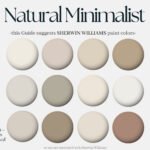 Tavolozza di colori minimalisti naturali Sherwin-Williams, 12 tonalità ...