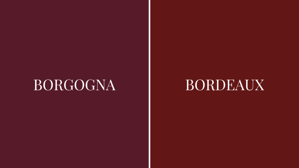 Differenza tra borgogna e bordeaux - Sara Pozzani