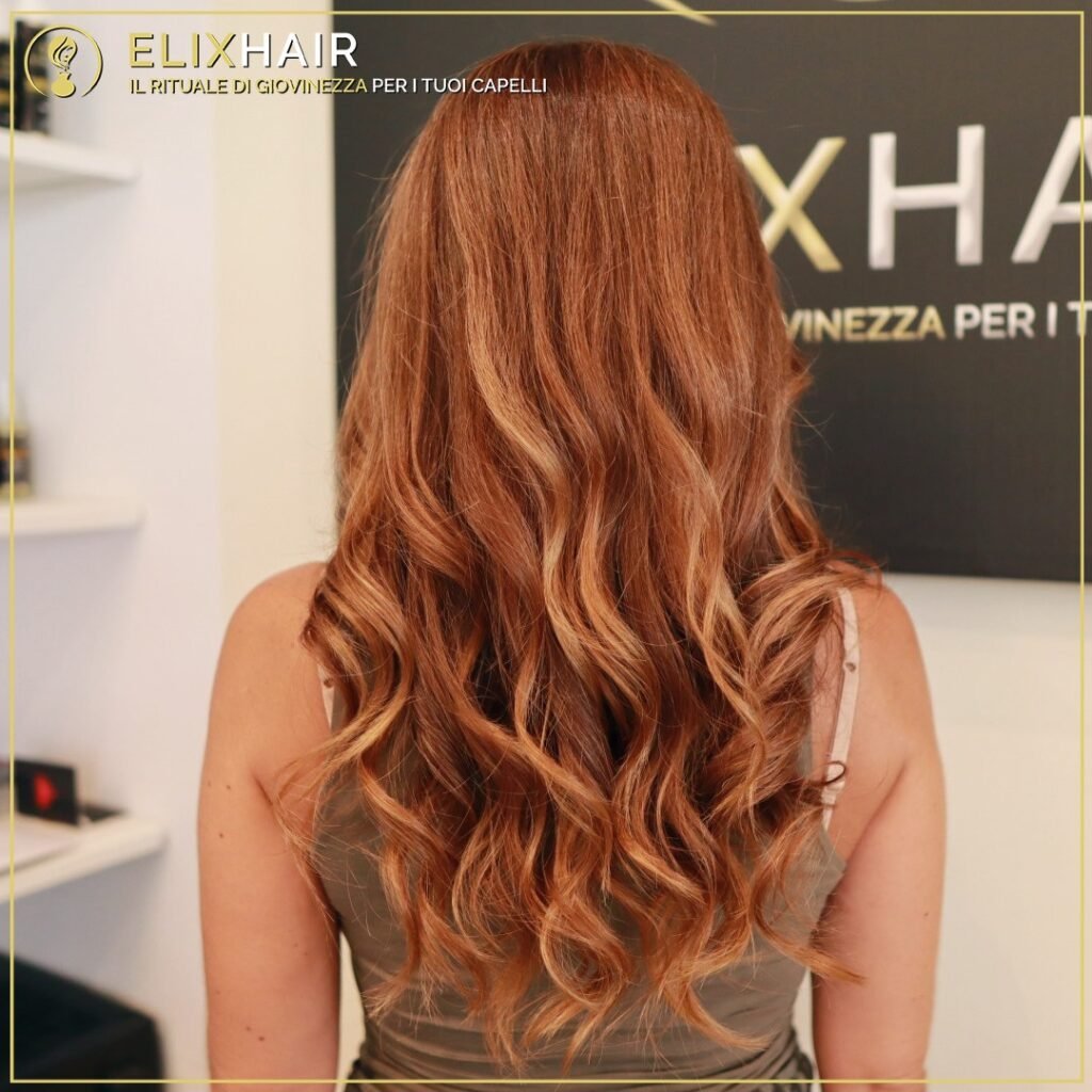 Scalda l'autunno con un fantastico Balayage Caramello - ELIXHAIR