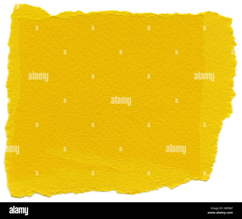 Texture di colore giallo selettivo della carta in fibra con i ...